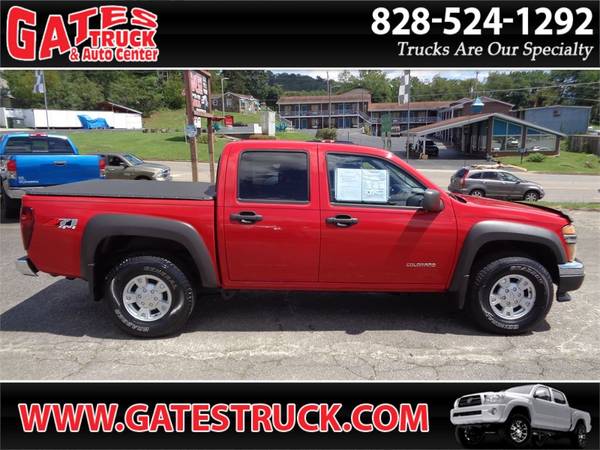 2005 Chevrolet Colorado Crew Cab 4WD LS Z71 (Low Miles) *Red* - $14,995 (Franklin, North Carolina)