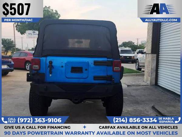 $507/mo - 2016 Jeep Wrangler Unlimited Sahara Sport Utility 4D 4 D 4-D - $18,999 (Ally Auto LLC)