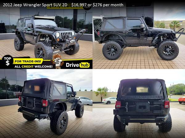 $340/mo - 2014 Jeep Wrangler Sahara Sport Utility 2D 2 D 2-D (Drive hub)