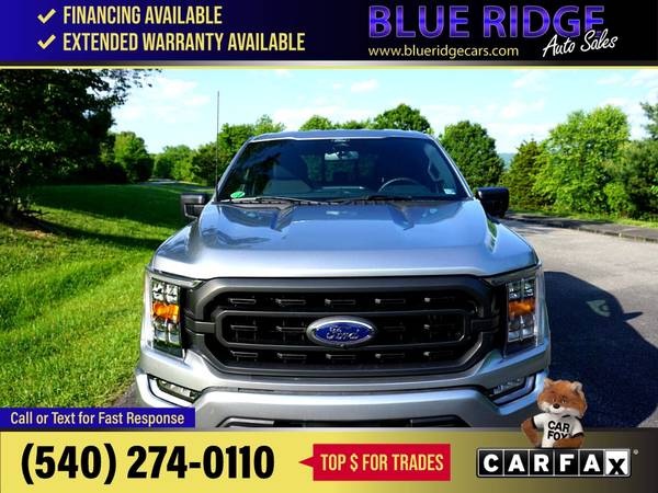 2022 Ford F150 F 150 F-150 XLTSuperCrew 55 ft Box FOR ONLY - $59,995 (Blue Ridge Blvd Roanoke, VA 24012)