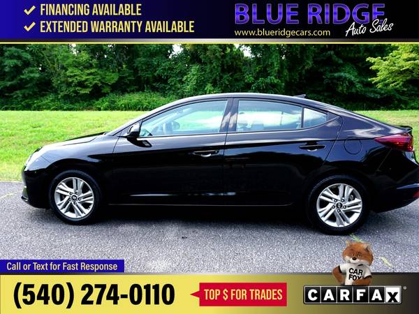 2020 Hyundai Elantra SEL IVT FOR ONLY - $14,995 (Blue Ridge Blvd Roanoke, VA 24012)