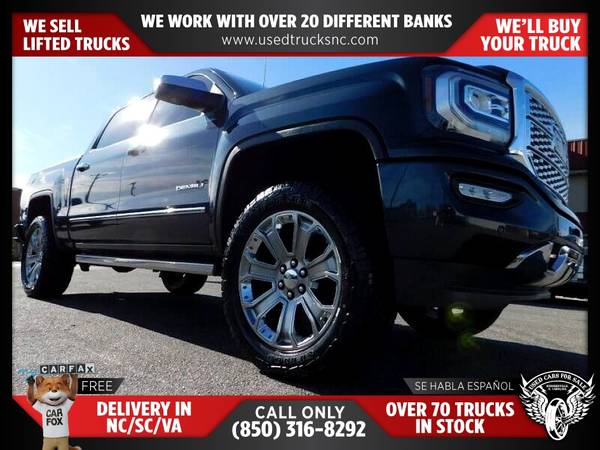 - 2017 GMC Sierra 1500 Denali 4x4Crew Cab 58 ft SB FOR ONLY (Used Cars For Sale)