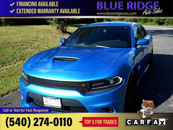 2018 Dodge Charger RT Scat Pack RWD FOR ONLY - $34,995 (Blue Ridge Blvd Roanoke, VA 24012)