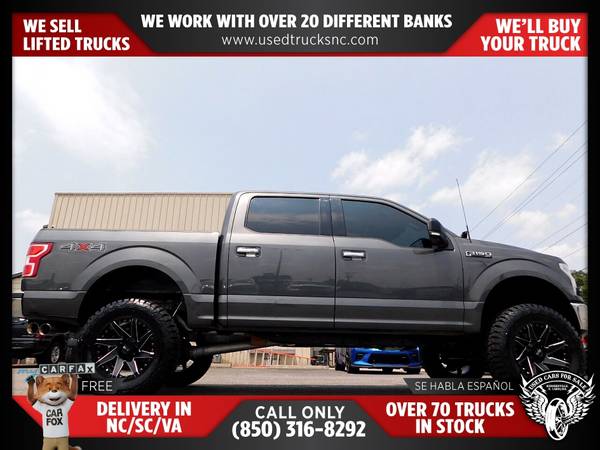 $411/mo - 2019 Ford F-150 XLT 4x4SuperCrew 55 ft SB FOR ONLY - $414 (Used Cars For Sale)