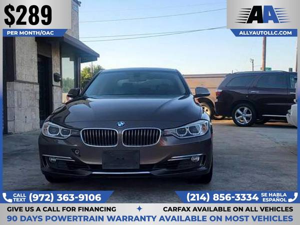 $289/mo - 2013 BMW 3 Series 328i 328 i 328-i Sedan 4D 4 D 4-D - $9,995 (Ally Auto LLC)