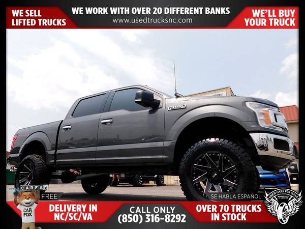 $411/mo - 2019 Ford F-150 XLT 4x4SuperCrew 55 ft SB FOR ONLY - $414 (Used Cars For Sale)