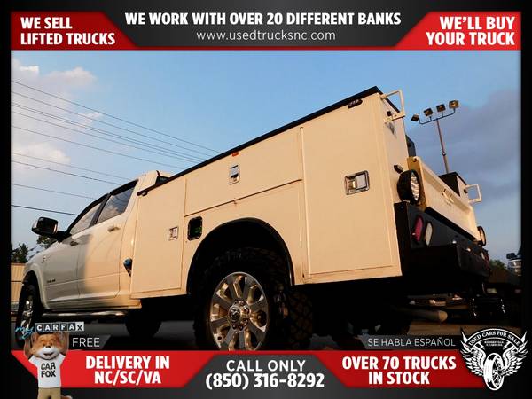 $766/mo - 2021 Ram 3500 Laramie 4x4Crew Cab 8 ft LB SRW Pickup FOR ONL - $804 (Used Cars For Sale)