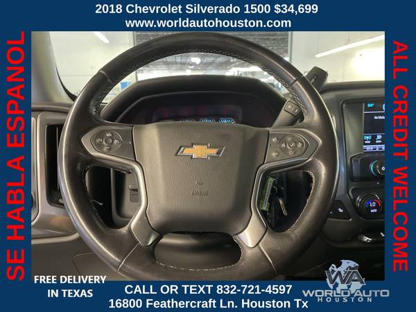 2018 Chevrolet Silverado 1500 $800 DOWN $179/WEEKLY - $1 (Houston,Tx)