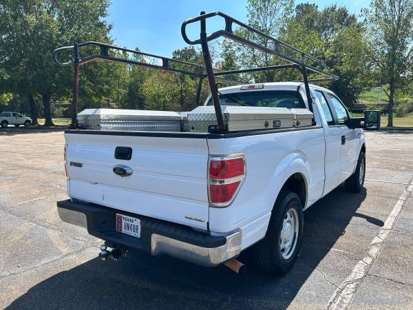 2014 Ford F-150 XL SuperCab with 3 JoBox tool boxes and tool rack - $15,500 (Hattiesburg)