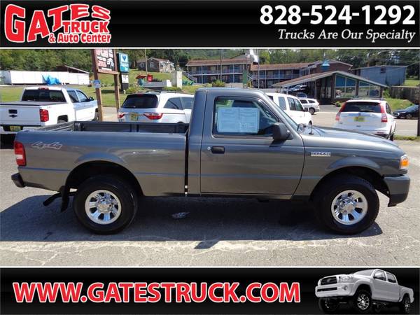 2007 Ford Ranger Regular Cab 4WD V6 XLT *Gray* - $8,495 (Franklin, North Carolina)