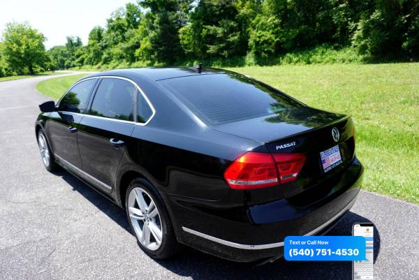 2014 Volkswagen Passat 4dr Sdn 2.0L DSG TDI SE w/Sunroof  Nav - ALL CREDIT - $9,995 (+ Blue Ridge Auto Sales Inc)