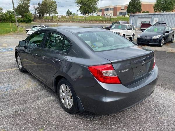 2012 Honda Civic LX 4dr Sedan 5A - DWN PAYMENT LOW AS $500! - $10,480 (+ VIEW OUR FULL INVENTORY | www.actionnowauto.net)
