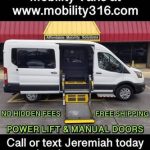 FREE Shipping Carfax & Warranty '21 Ford Transit 8k Wheelchair Hand - $79,995 (austin)