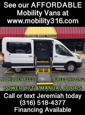 FREE Shipping Carfax & Warranty '21 Ford Transit 8k Wheelchair Hand - $79,995 (austin)