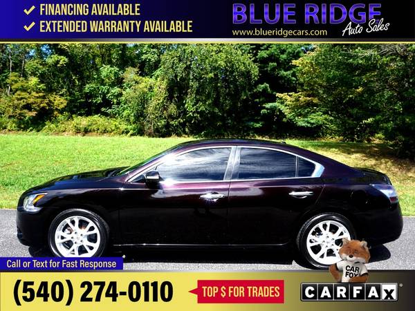 2012 Nissan Maxima SV FOR ONLY - $9,995 (Blue Ridge Blvd Roanoke, VA 24012)