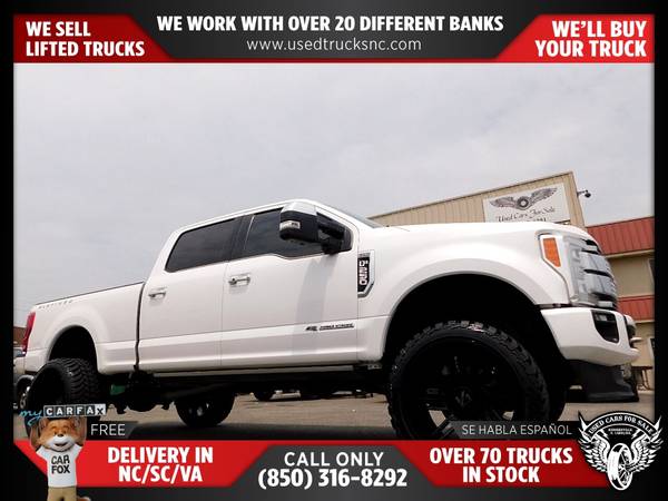 $715/mo - 2018 Ford F-250 Super Duty Platinum 4x4Crew Cab 68 ft SB Pic - $740 (Used Cars For Sale)