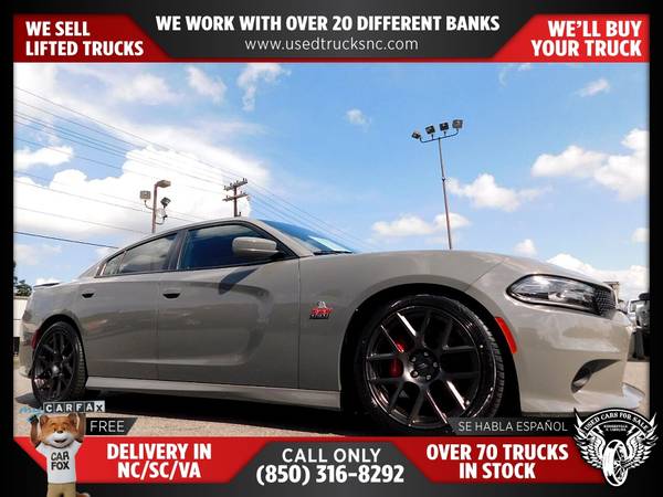 $486/mo - 2018 Dodge Charger RT Scat PackSedan FOR ONLY - $504 (Used Cars For Sale)