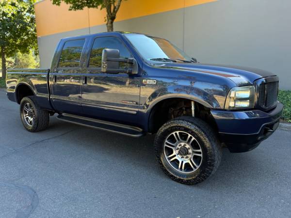 2001 FORD SUPER DUTY F 250 F-250 F250 LARIAT 4WD CREW CAB 7.3L DIESEL F350/O - $24,995