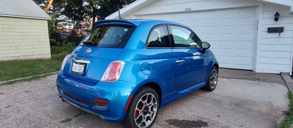 2015 Fiat 500C Hatchback Sport Excellent condition Low Miles Snow Tires Included - $12,500 (Houghton)