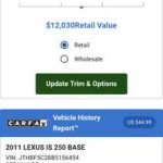 ?2011 Lexus is250 ? - 145k mi, Leather, NAVI, Moonroof ?negotiable? - $9,750 (round rock)