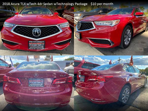 2019 Acura TLX V6 V 6 V-6 wTech wA SPECSedan wTechnology and A Package - $587 (Nasa Auto Group)