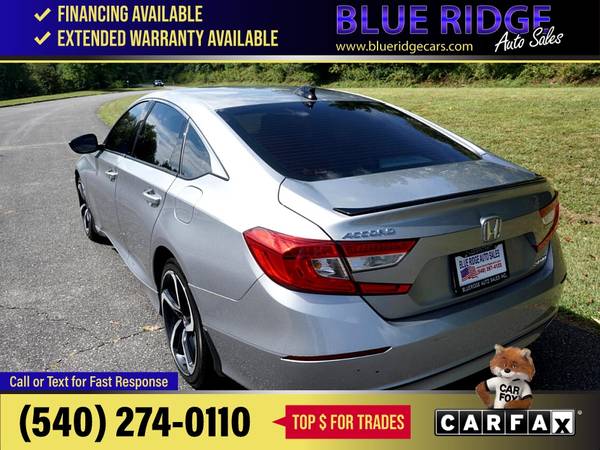 2022 Honda Accord Sedan Sport 15T CVT FOR ONLY - $24,995 (Blue Ridge Blvd Roanoke, VA 24012)