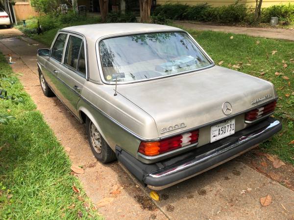1985 Mercedes 300D with WVO conversion - $2,500 (Jackson)