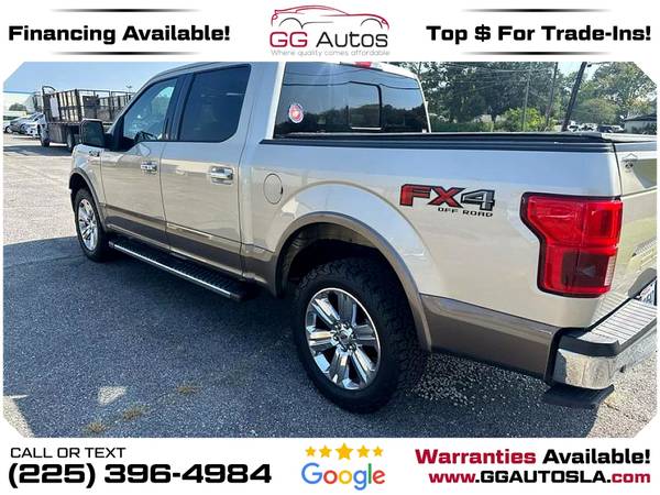 2018 Ford F150 F 150 F-150 SuperCrew Cab Lariat Pickup 4D 6 12 ft - $26,500 (8700 Florida Blvd, Baton Rouge, LA 70815)