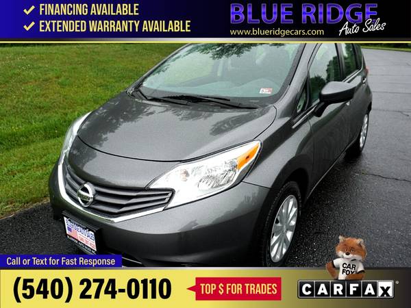 2016 Nissan Versa Note HB CVT 16 S Plus FOR ONLY - $9,995 (Blue Ridge Blvd Roanoke, VA 24012)