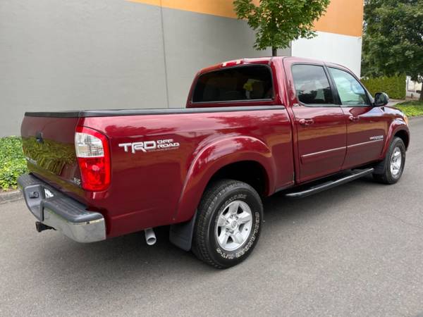 2006 TOYOTA TUNDRA DOUBLECAB V8 TRD OFF-ROAD SR5 4WD/CLEAN CARFAX - $21,995