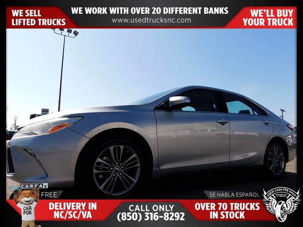 $213/mo - 2017 Toyota Camry SESedan FOR ONLY - $213 (Used Cars For Sale)