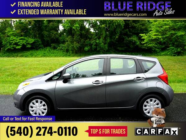 2016 Nissan Versa Note HB CVT 16 S Plus FOR ONLY - $9,995 (Blue Ridge Blvd Roanoke, VA 24012)