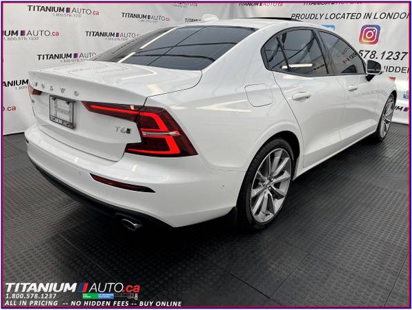 2019 Volvo S60 T6-GPS-360 Camera-Pano Roof-Lane Assist-Blind Spot-XM-H - $34,990