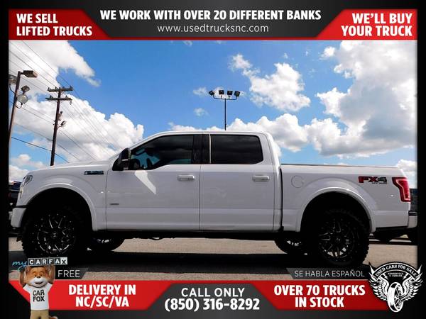 $402/mo - 2017 Ford F-150 XLT 4x4SuperCrew 55 ft SB FOR ONLY - $402 (Used Cars For Sale)