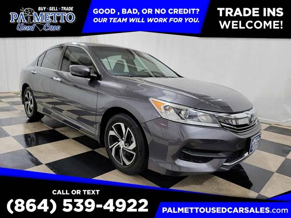 2017 Honda Accord LXSedan CVT PRICED TO SELL! - $17,999 (Palmetto Used Cars)