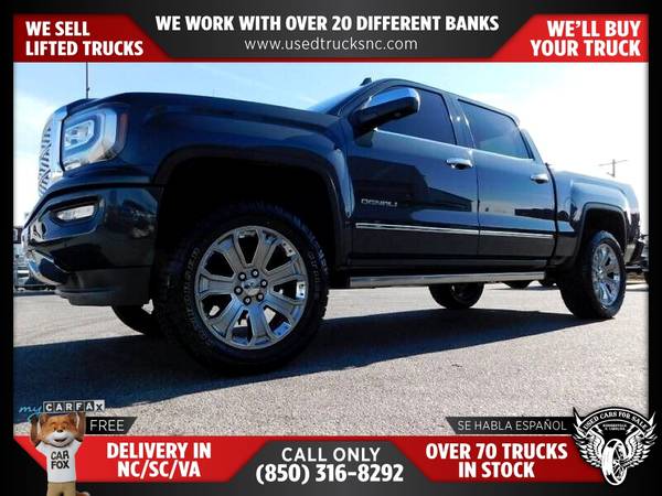 - 2017 GMC Sierra 1500 Denali 4x4Crew Cab 58 ft SB FOR ONLY (Used Cars For Sale)