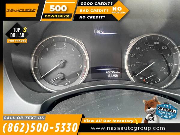2018 Infiniti Q50 Q 50 Q-50 30T 30 T 30-T Luxe AWDSedan - $782 (Nasa Auto Group)