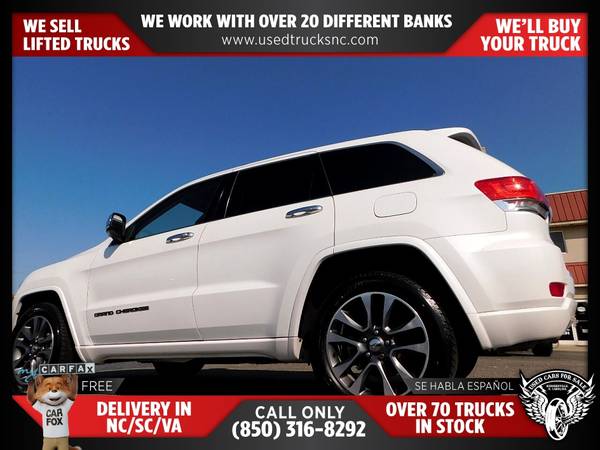 $326/mo - 2018 Jeep Grand Cherokee Overland 4x2SUV FOR ONLY - $326 (Used Cars For Sale)