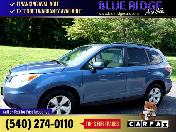 2015 Subaru Forester CVT 25i Premium PZEV FOR ONLY - $7,995 (Blue Ridge Blvd Roanoke, VA 24012)