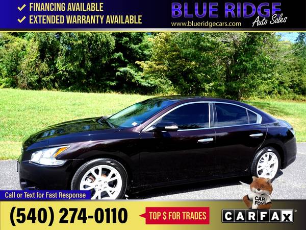 2012 Nissan Maxima SV FOR ONLY - $9,995 (Blue Ridge Blvd Roanoke, VA 24012)