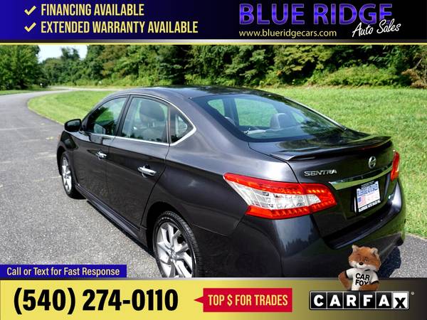 2013 Nissan Sentra Sdn I4 CVT SR FOR ONLY - $7,995 (Blue Ridge Blvd Roanoke, VA 24012)