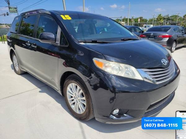 2015 Toyota Sienna XLE - Call/Text 407-848-1115 - $16,500 (+ Just Cover taxes and fees Drive Home)