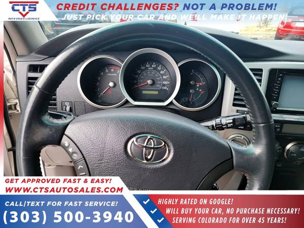 $12,699 - 2007 Toyota 4Runner 4 Runner 4-Runner SR5 SR 5 SR-5 - $230 (Per Month)