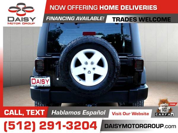 2017 Jeep Wrangler Unlimited Sport 4x4 4 x 4 4-x-4 for only $518/mo! - $28,998 (DAISY MOTOR GROUP)