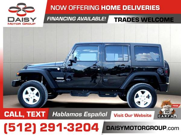2017 Jeep Wrangler Unlimited Sport 4x4 4 x 4 4-x-4 for only $518/mo! - $28,998 (DAISY MOTOR GROUP)