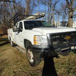 2012 RUST FREE CHEVY SILVERADO 3500, EXT CAB, 4WD WITH UTILITY BED - $12,500