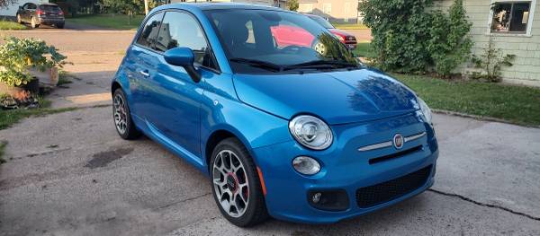 2015 Fiat 500C Hatchback Sport Excellent condition Low Miles Snow Tires Included - $12,500 (Houghton)