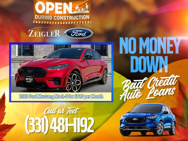 2023 Ford Mustang Mach-E  for $815/mo BAD CREDIT & NO MONEY DOWN - $815 (((((][]NO MONEY DOWN[]>)))))