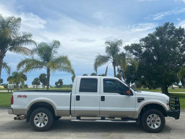 08 Ford F-250SD Lariat 4X4 1-OWNER BedLiner DIESEL Tow Package LEATHER - $22,800 (OKEECHOBEE)